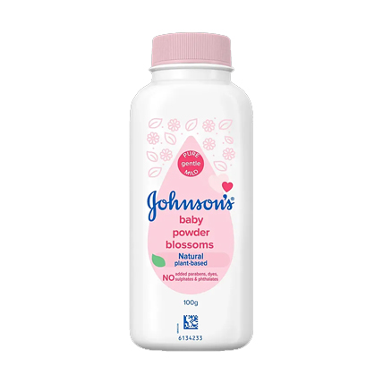 Johnsons Baby Powder Blossoms Natural Plant Based